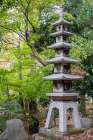 Stone lantern, Kenrokuen Garden, Kanazawa, Japan Art Print